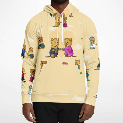 Fashion Hoodie - AOP Yellow Unisex