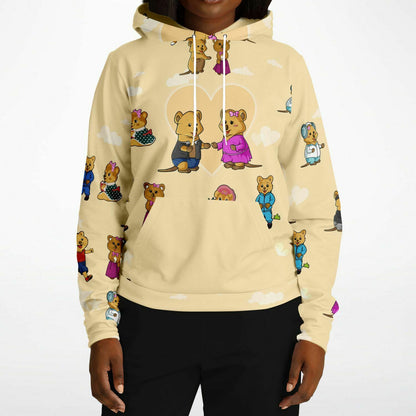 Fashion Hoodie - AOP Yellow Unisex