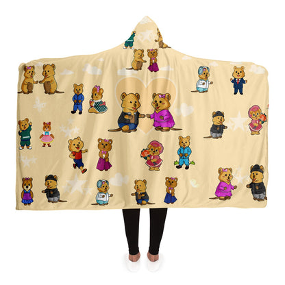 Hooded Blanket - AOP Unisex yellow