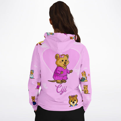 Fashion Hoodie - AOP Pink Unisex