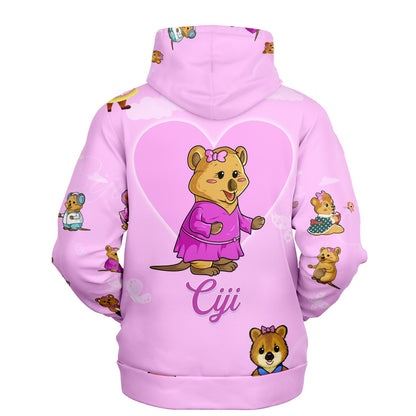 Fashion Hoodie - AOP Pink Unisex