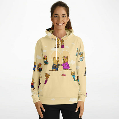 Fashion Hoodie - AOP Yellow Unisex