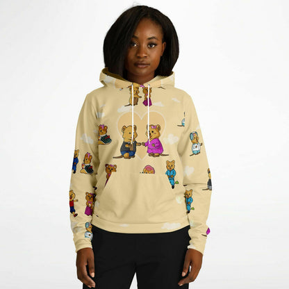 Fashion Hoodie - AOP Yellow Unisex