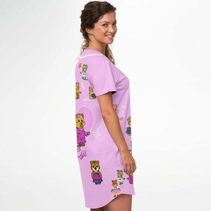 Ciji and Makenna's Playful Spirit Baseball Jersey Dress